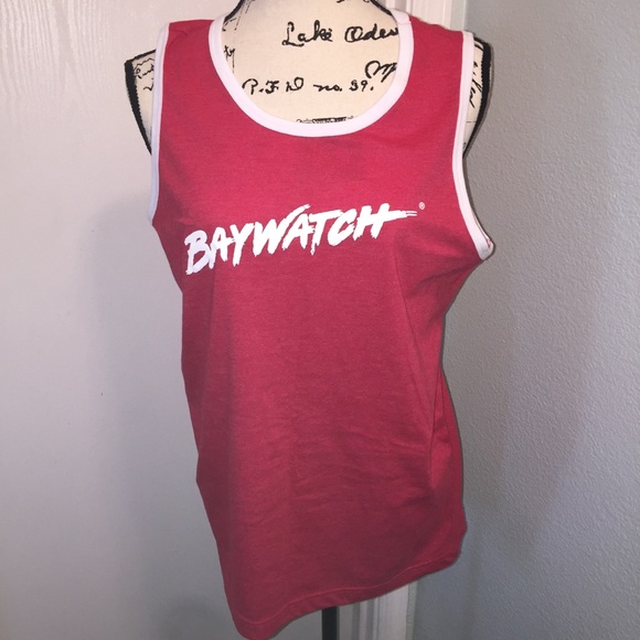 *LAST ONE!* NWOT Men’s Red “Baywatch” Tank Top - Picture 3 of 7